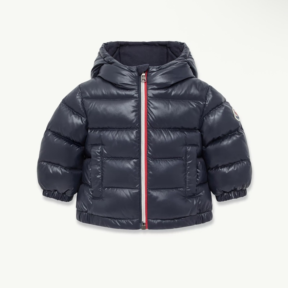 Moncler Black Puffer Jacket with Hood